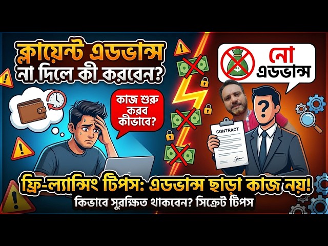এডভান্স টাকা ছাড়া ফ্রিল্যান্সিং কাজ শুরু করা কি ঠিক? আসল সত্য জানুন!