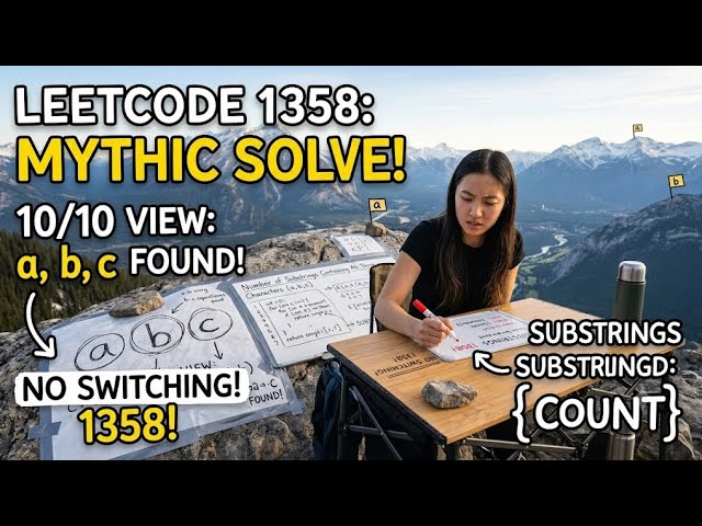 Don’t Check Every Substring 😱 | LeetCode 1358 Java