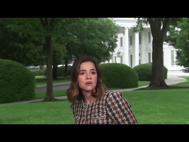 NBC reporter reacts after hearing gunshots at White House