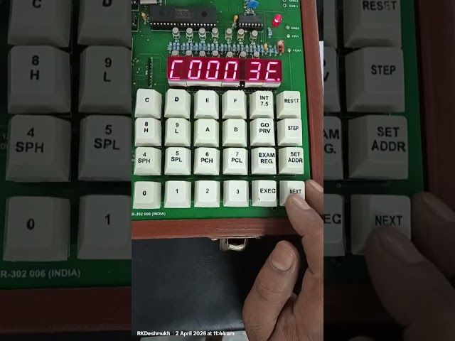 Intel 8085 Microprocessor program Addition Two 8 bit number #rkdelex @RKDElectronics