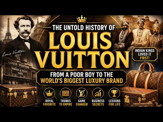 The Untold Story of Louis Vuitton | How a Poor Boy Built a ₹40 Lakh Crore Luxury Empire🪎