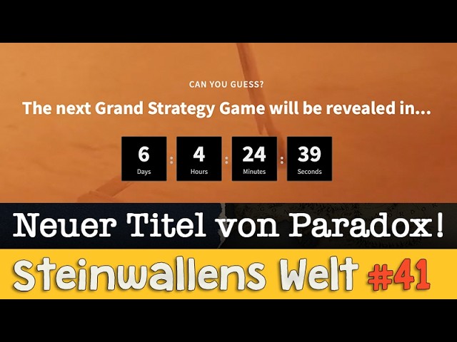 Steinwallen’s World #41: New Paradox game!, Foundation DLC, Antimatter, Archolos Online and much ...