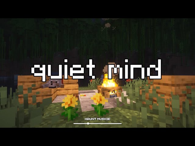 forget about it for a moment... (minecraft music, heavy rain)