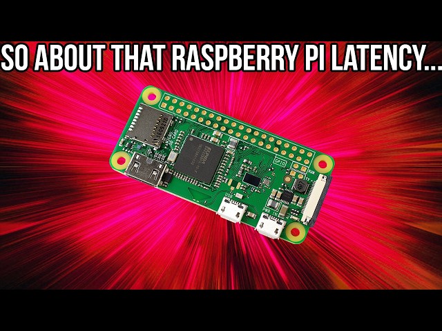 Eliminating video delay on the Raspberry Pi...