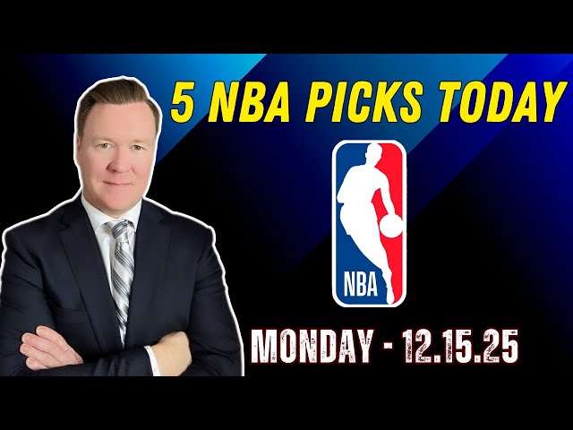 Monday 5 NBA Betting Picks l 12/15/25 l Vernon’s Best NBA Bets, Expert Picks and Predictions
