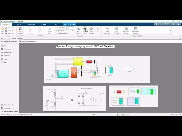 Flywheel Energy Storage Simulation in MATLAB Simulink | Full Project Tutorial