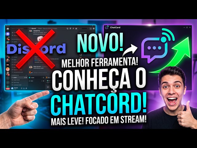 Esqueça o Discord? Testei a Nova Ferramenta de Transmissão (ChatCord)