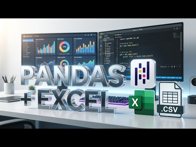 Pandas with Excel & CSV Files | Read, Write & Analyze Data | Lec 61