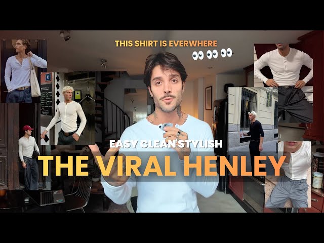 Wear a Henley Like THIS and You’ll Instantly Look Better