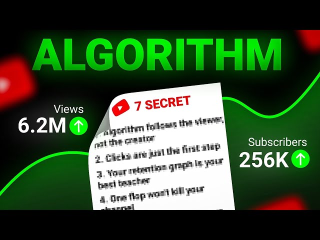 7 Algorithm Secrets That Grow Channels FAST 🤫🚀