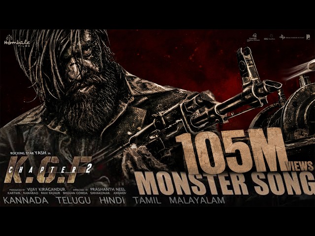 The Monster Song - KGF Chapter 2 | Adithi Sagar | Ravi Basrur | Yash | Sanjay Dutt | Prashanth Neel