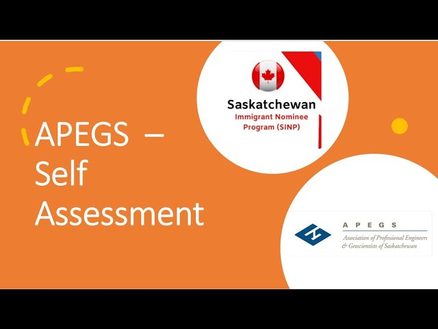 APEGS - Self Assessment