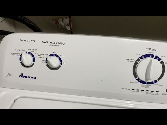 Amana washing machine review