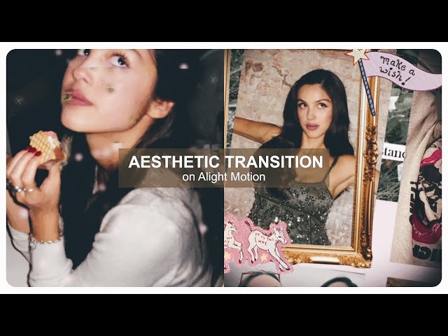 Aesthetic/advanced transition tutorial | Alight Motion