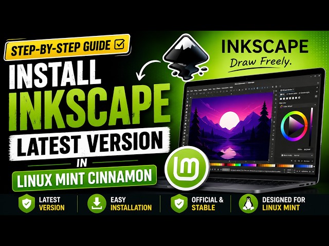 Install Inkscape Latest Version in Linux Mint Cinnamon