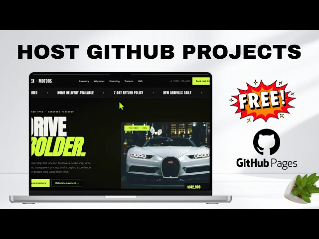 How To Deploy / Host GitHub Project On GitHub Pages For Free