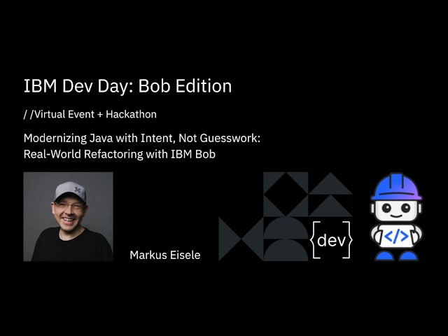 Modernizing Java with Intent  Not Guesswork  Real World Refactoring with IBM Bob