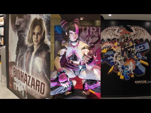 Inside the Capcom Store in Ikebukuro, Tokyo 🇯🇵