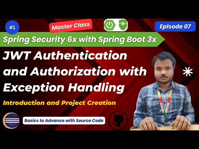 Jwt Authentication with Spring Boot | Spring Security jwt Authentication | Spring Security Series #7