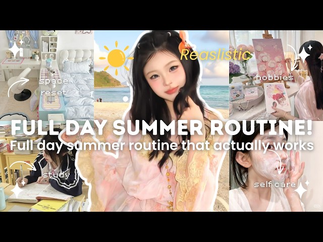The Ultimate Summer Routine Every Teen Should Must Try | Summer Vacations Routine ☀️📚