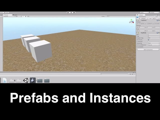 Prefabs and Instances in Unity 3D