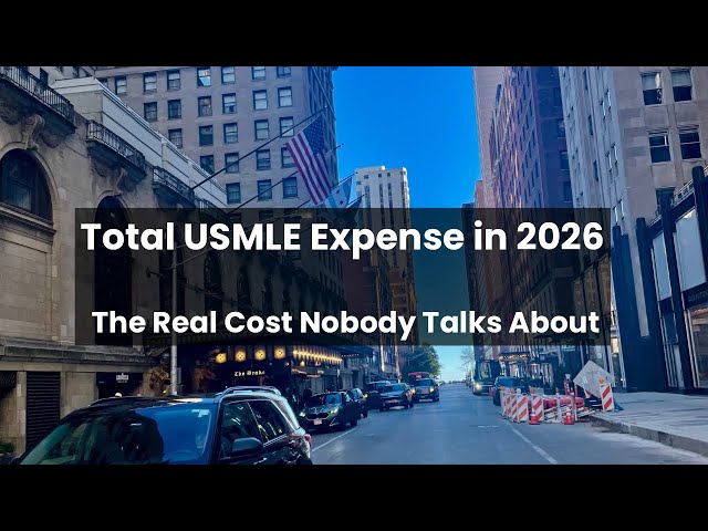 Total cost of USMLE journey | 2026 UPDATES | Full Breakdown. #usmle #usmlejourney #usa
