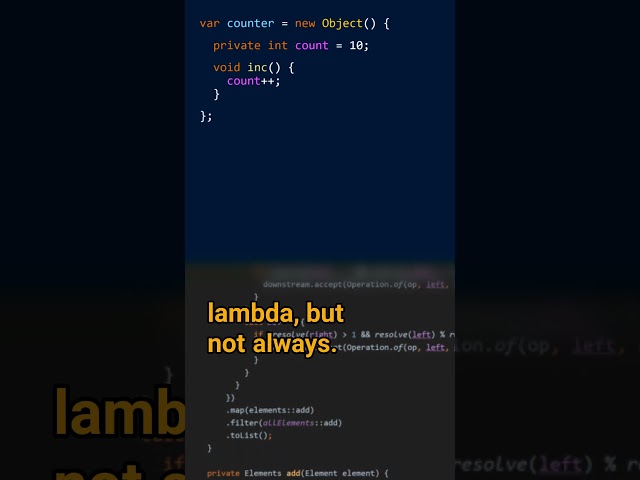 What is an anonymous class? - Cracking the Java Coding Interview
