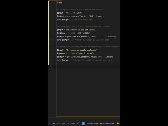 Which is better for string replacement in PHP? str_replace vs preg_replace in #php – Which One is