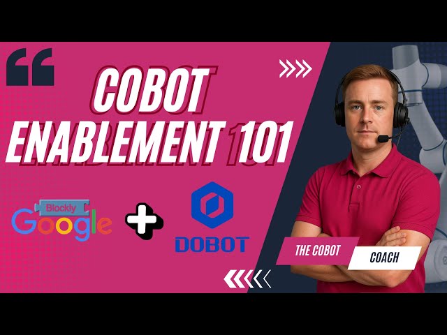 A 14-year-old programs a real industrial Cobot with no code, just Blocks