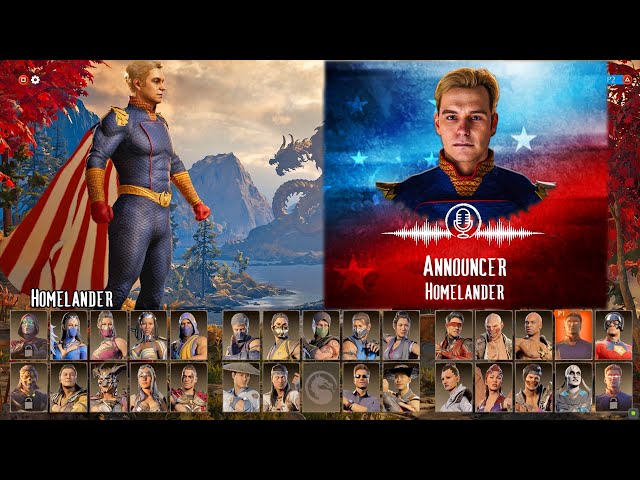 MK1 – Homelander Announcer Voice