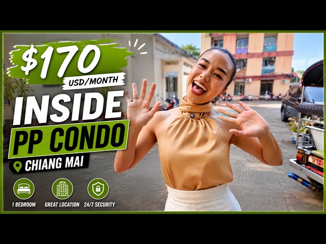 $170USD Thailand's Cheapest Condo? Would you live here? Come on tour with the lovely Miss Paeng
