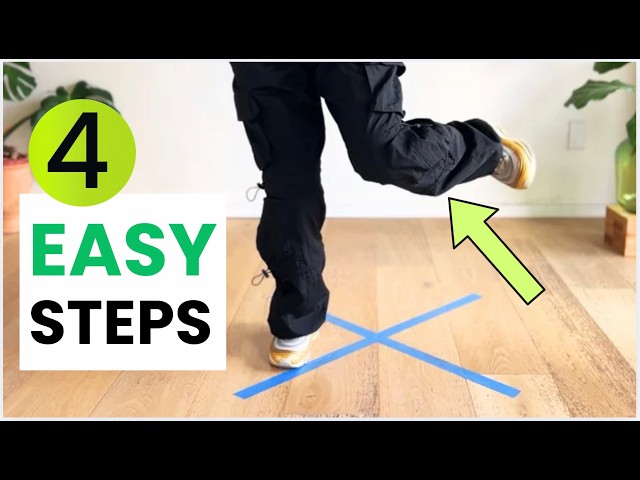 LEARN TO SHUFFLE 🛼 4 Easiest Beginner Steps | Follow Along Dance Tutorial
