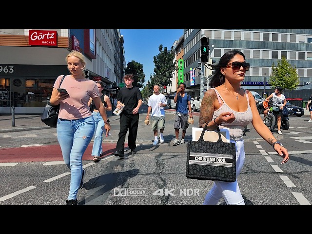 Mannheim - Germany’s City of Square | Walking Tour Germany 4K