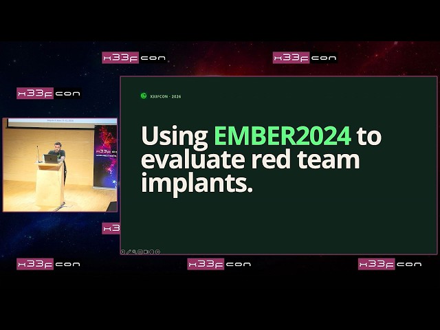 7. Brandon McGrath: Using EMBER2024 to evaluate red team implants