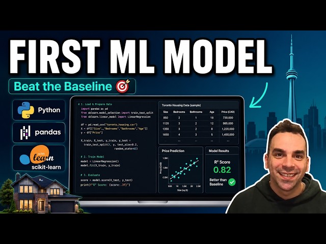 I Built My First Machine Learning Model Using Real Data
