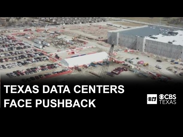 Texas data centers face pushback over water, power and rising bills
