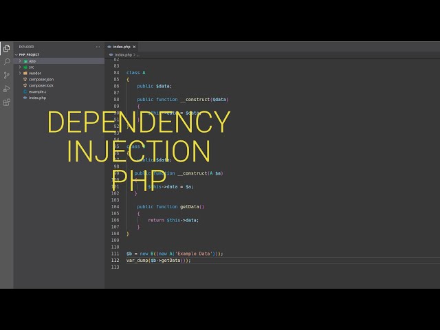 Dependency Injection-2 ways (Interface and Constructor) - PHP