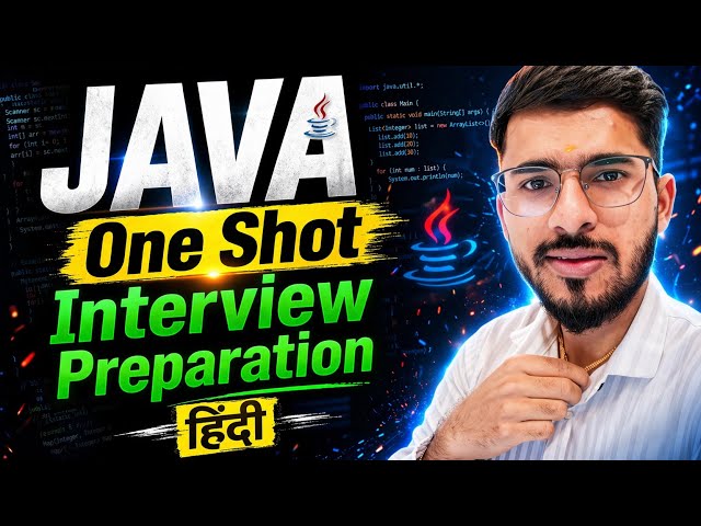 Java One Shot Interview Preparation in Hindi 🔥 | Complete Java Revision for Freshers | aadiandjava 