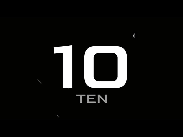 Countdown Timer - 10 seconds with womens voice