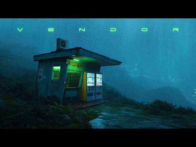 VENDOR: Calm Blade Runner Ambience & Rain | Relaxing Cyberpunk Ambient Music on the City Outskirts
