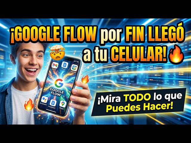 GOOGLE FLOW is FINALLY on your PHONE! 🤯📱🔥 See EVERYTHING You Can Do!