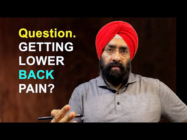 Do you have back pain? Lower Back Pain: The Hidden Reason | Dr.Education