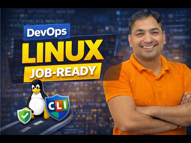 25+ LPA  DevOps | Linux Job-Ready | Daily Commands + Real-World Skills (Interview Relevant)| Class 1