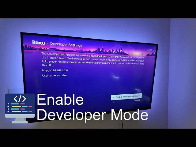 How to enable developer mode/Settings on Roku streaming stick #roku