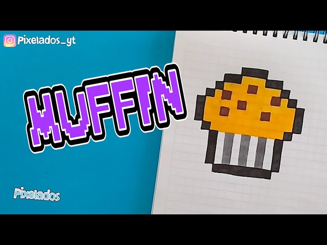 HOW TO DRAW A PIXEL ART MUFFIN - PIXELADOS