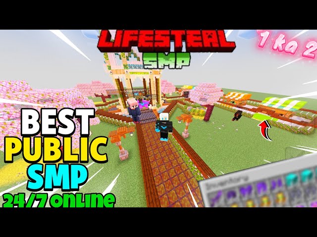 🪵 New Best Lifesteal Public Smp Server Minecraft 🎱 | Java + PE | 24/7 Online | 1 Ka 2 🎮
