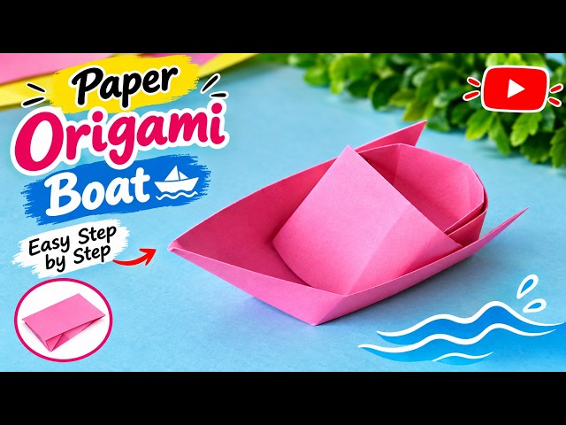 How to make paper boat | Easy craft | DIY crafts | Easy boat Craft Tutorial | Easy paper crafts