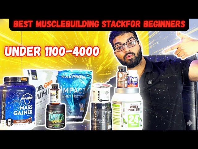 Best supplement stack for beginners to advance !!! 1200-4000rs stack !!! 
