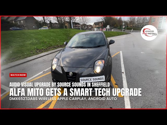Alfa MiTo Gets a Smart Tech Upgrade Wireless CarPlay KENWOOD #alfaromeo #carplay #caraudio