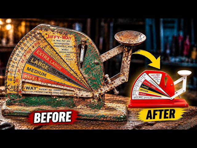 I Restored a Forgotten Vintage Egg Scale... And It Actually Works